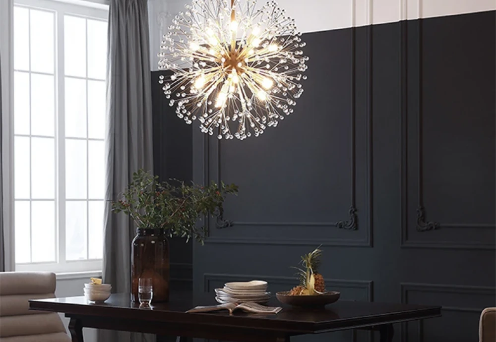 globe style chandelier